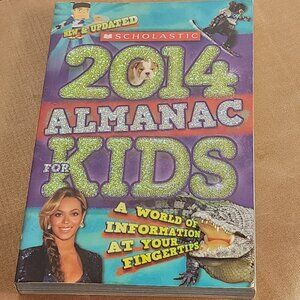 Scholastic 2014 New and Updated Almanac for Kids World of Information Softcover